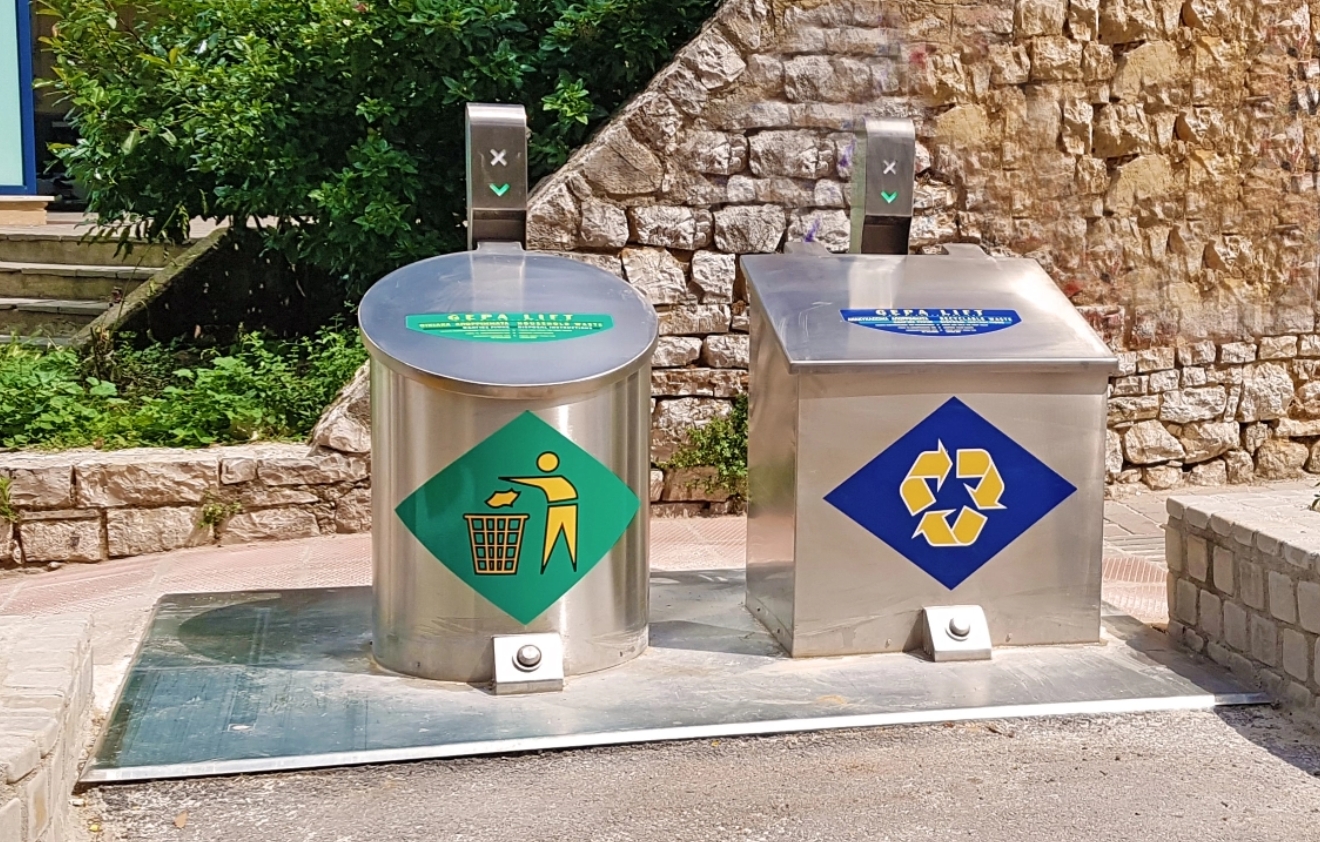 συστήματα διαχείρισης απορριμμάτων και βυθιζόμενοι κάδοι για Δήμους και Ο.Τ.Α.